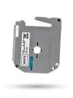 Cinta Brother M-231 1/2" Blanca sobre Negra - Image 4