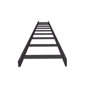 Escalera Tubular de 1.5" de Peralte y 12" de Ancho y 3.05 Metros de Largo, Pintura Epóxica Color Negro, Ideal Para Utilizarse en Centros de Datos o Cuartos de Telecomunicacionesl, incluye Coples y Tornillería