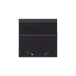 (K80MD64/14) Placa Voz y Datos Inclinada con Guardapolvo y Adaptador para RJ45 Keystone - Color Grafito