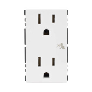 M?dulo D?plex de Contactos El?ctricos 10A 127V Color Blanco / Compatible con Cajas para Pavimento SM-CPAV-2 y SM-CPAV-4 / Requiere Adaptador SM-ADAP-FP para Fijaci?n / Modelo 25424-30