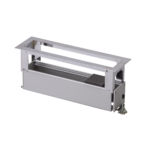 Caja Para Instalación en Escritorio para Voz, Datos o Contactos Eléctricos / Capacidad para 4 Módulos / Salida de Cables Posterior / Los Módulos se Adquieren Aparte / (KFC134/14CY)