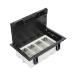 Caja Para Instalaci?n en Pavimento para Voz, Datos o Contactos El?ctricos / Capacidad para 4 M?dulos / Espacio Embellecedor en la Tapa / Profundidad Ajustable de 70 a 100 mm (2.76 a 3.94 pulgadas) / Los M?dulos se Adquieren Aparte / Incluye Registro - Image 5