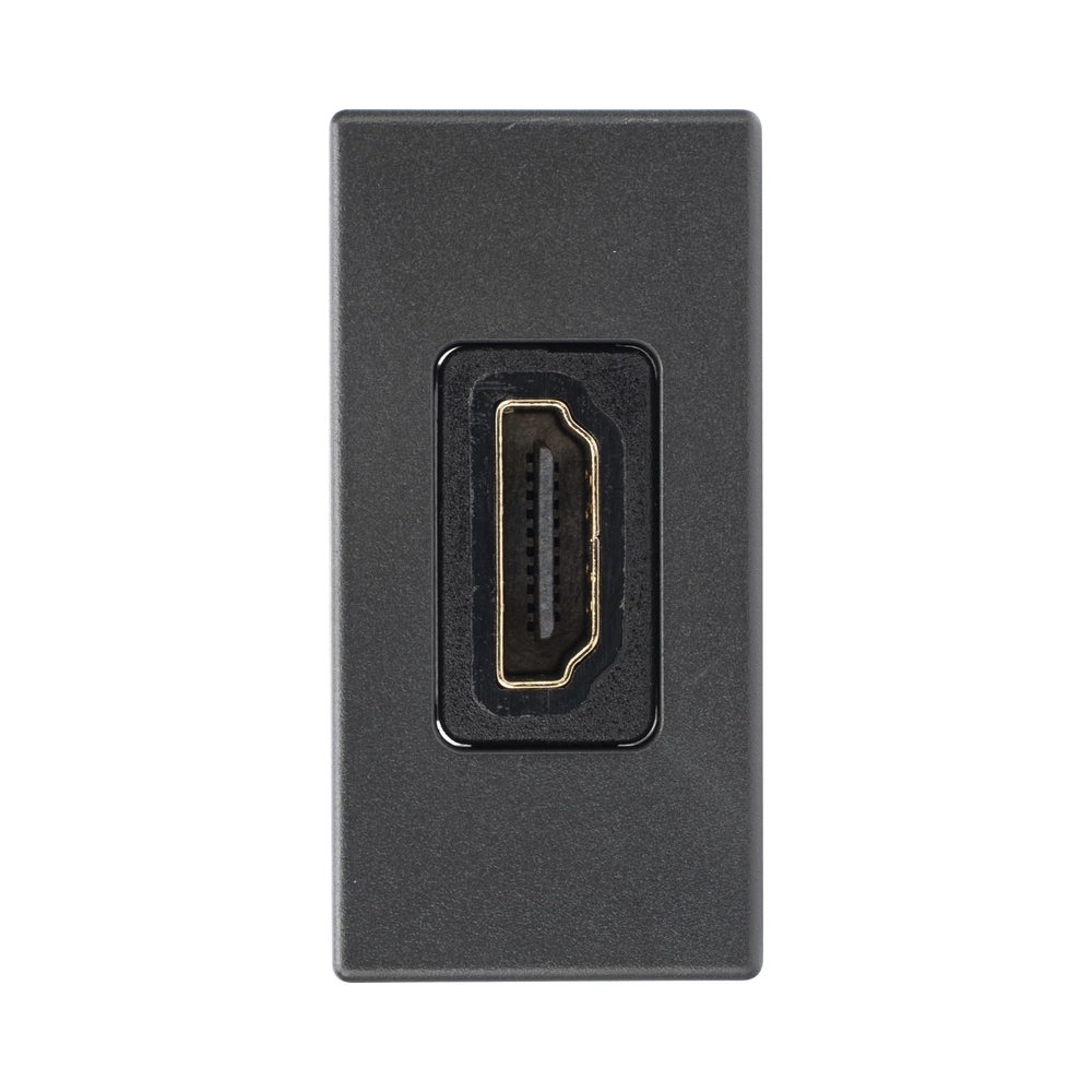 M?dulo HDMI Hembra - Hembra Color Grafito / (K129B/14)