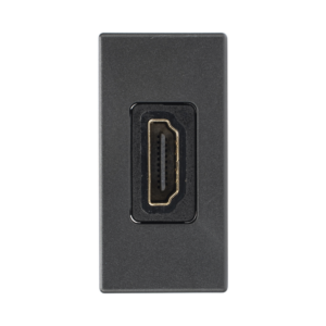 M?dulo HDMI Hembra - Hembra Color Grafito / (K129B/14)