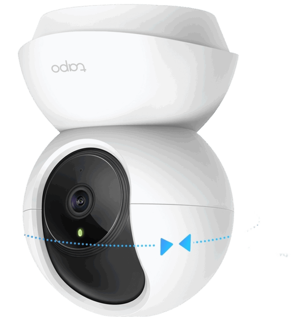 Camara de Seguridad Wi-Fi Pan/Tilt, 2K Definition, Visión Nocturna 30 pies, 360° Horizontal, 114° Vertical, Detección de Movimiento, Audio Bidireccional, Alarma Sonora/Lumínica, MicroSD 256GB, Modo Privacidad