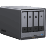 NAS UGREEN NASync DH4300PLUS  / 4 Bahías SATA / Procesador RK3588C 8 GB RAM / 2.5GbE Puerto / HDMI 4K / USB 3.2 Type-C / RAID 0/1/5/6/10 / Acceso Remoto UGREENlink - Image 2