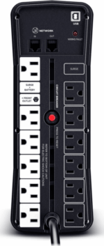 UPS Gamer de 1500 VA/1000 W, Topología Línea Interactiva, Entrada 120 Vca  NEMA 5-15P, y 13 Salidas NEMA 5-15R, Puerto USB, Con Regulador de Voltaje (AVR) - Image 4
