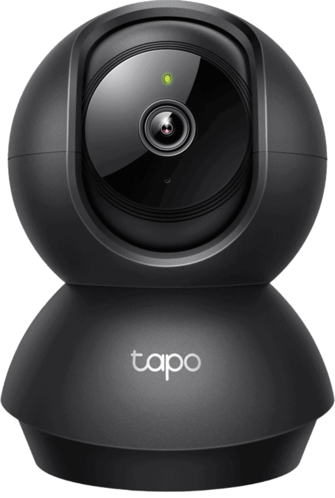 Camara de Seguridad Interior Wi-Fi 360°, 1080p Full HD, Visión Nocturna 12 m, Detección IA Personas y Llanto de Bebé, Audio Bidireccional, Compatible Alexa y Google Home, Almacenamiento microSD 512 GB