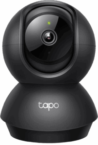 Camara de Seguridad Interior Wi-Fi 360°, 1080p Full HD, Visión Nocturna 12 m, Detección IA Personas y Llanto de Bebé, Audio Bidireccional, Compatible Alexa y Google Home, Almacenamiento microSD 512 GB