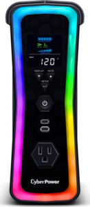UPS Gamer de 1500 VA/1000 W, Topología Línea Interactiva, Entrada 120 Vca  NEMA 5-15P, y 13 Salidas NEMA 5-15R, Puerto USB, Con Regulador de Voltaje (AVR)