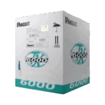 Bobina de Cable UTP 305 Metros (1000 Pies) de Cobre, TX6000™ PanNet, Reelex, Blanco, Categoría 6 Mejorado (23 AWG), LSZH (Bajo Humo, Cero Halógenos), de 4 Pares
