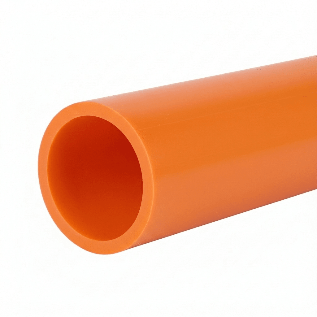 Ducto para Fibra Óptica 3/4" Liso RD11, Color Naranja Prelubricado, Rollo de 200 Metros