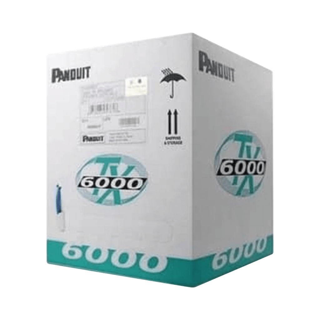 Bobina de Cable UTP 305 Metros (1000 Pies) de Cobre, TX6000? PanNet, Reelex, Amarillo, Categor?a 6 Mejorado (23 AWG), PVC (CM), de 4 Pares
