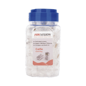 Bote con 100 Piezas de Plug Modular RJ45 / Cat 5e / Chapado en Oro a 15 Micras / Sin Blindaje / Facil Instalaci?n / Uso Interior / Soporta Norma TIA-568B / Cumple con RoHS 2.0