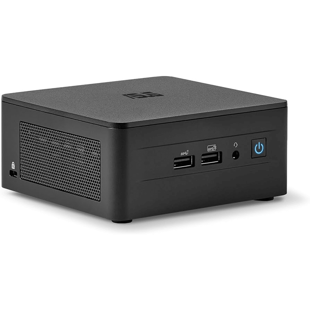 Mini PC NUC Barebone / Core i7-1360P (13 Gen) / Wi-Fi 6E + 2.5GbE / Bluetooth / No incluye Memoria RAM, SSD y S.O.  / Incluye fuente