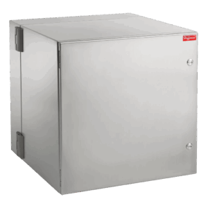 Gabinete Industrial ProTek de Puerta Sólida, Protección NEMA Tipo 4/4X/12, Abatible, Fabricado en Acero Inoxidable SS304, 12 UR, Color Gris Claro