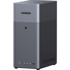 NAS UGREEN NASync DH2300 / Procesador RK3576 / 4GB  / 32GB eMMC / 2 Bahías SATA / JBOD-Basic-RAID 0-RAID 1 / Puerto HDMI 4K / 1 GbE / USB 3.2 Gen 1 Type-C / Detección NFC
