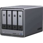 NAS UGREEN NASync DH4300PLUS  / 4 Bahías SATA / Procesador RK3588C 8 GB RAM / 2.5GbE Puerto / HDMI 4K / USB 3.2 Type-C / RAID 0/1/5/6/10 / Acceso Remoto UGREENlink
