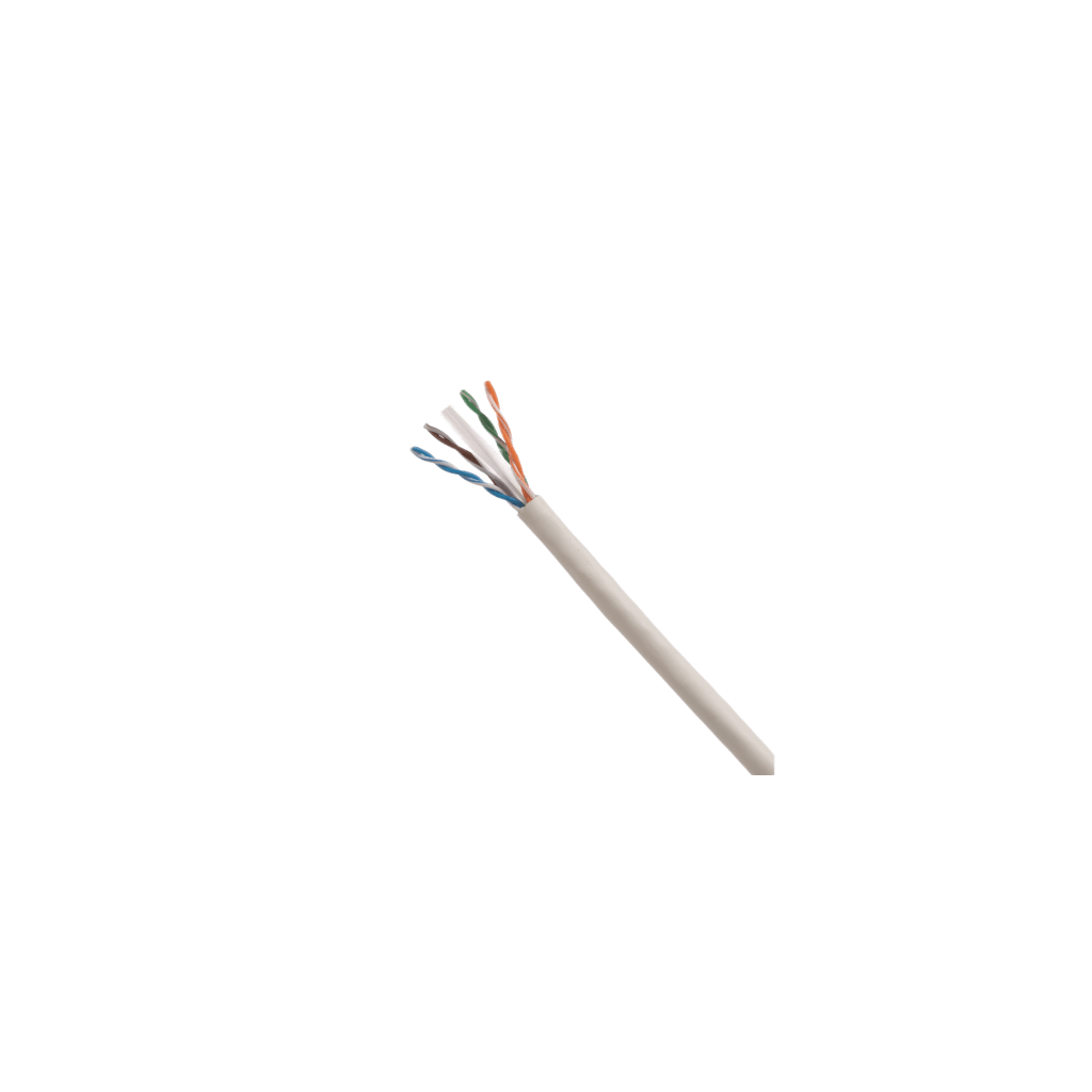Bobina de Cable UTP 305 Metros (1000 Pies) de Cobre, TX6000™ PanNet, Blanco, Categoría 6 (24 AWG), CMP (Plenum), de 4 Pares