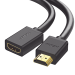 Cable Extensor HDMI de 1 Metro (3.28 Pies) / 4K@60Hz / 3D / HDR / Macho a Hembra / N?cleo de Cobre Esta?ado / Transmisi?n Estable