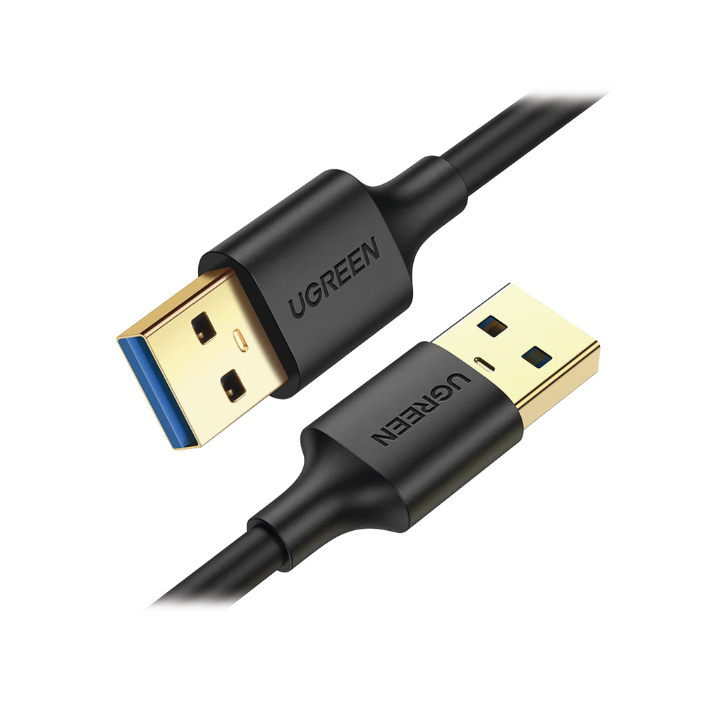 Cable USB-A 3.0 a  USB-A 3.0 / 1 Metro / Macho a Macho / Conector Niquelado / Núcleo de Cobre Estañado / Blindaje Múltiple / Velocidad 5Gbps / No Requiere Controlador / Compatible con USB2.0 Y USB 1.1
