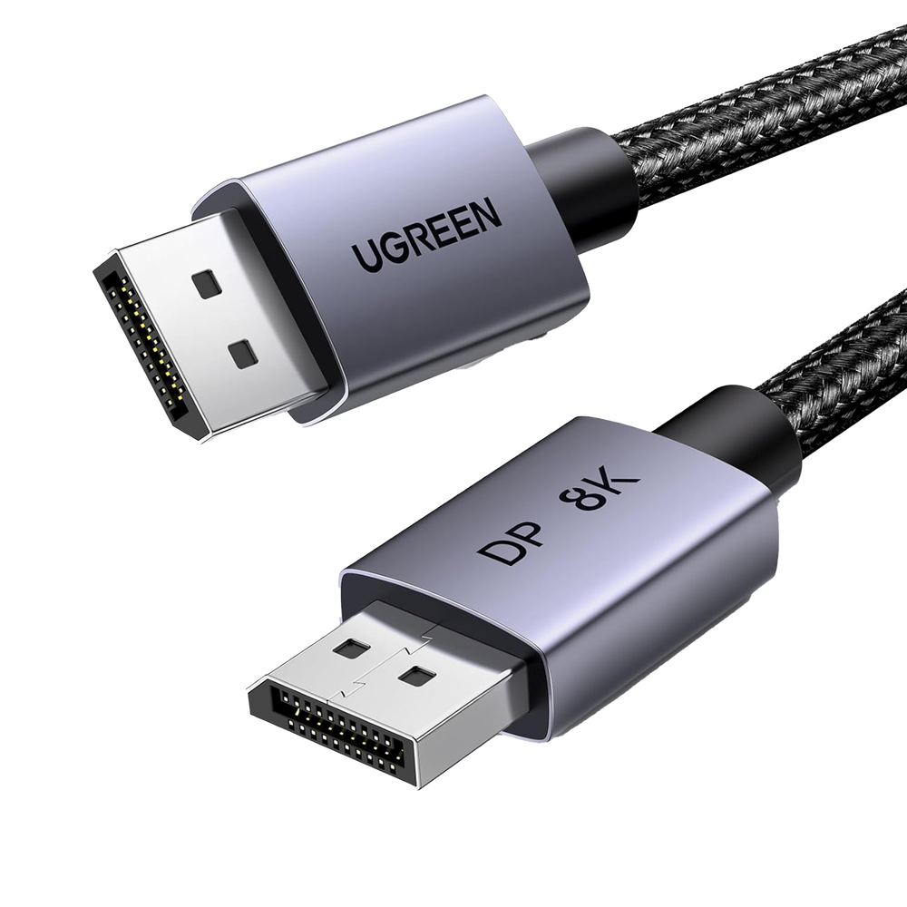 Cable DisplayPort 1.4 | 3 Metros (9.84 Pies) | Resoluci?n 8K@60Hz | Blindaje Interno M?ltiple | 3D/HDR+/HDCP | 32.4 Gbps | FreeSync G-Sync | Certificado VESA | N?cleo de Cobre Esta?ado | Malla de Nylon | Carcasa de Aluminio