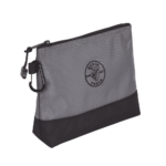 KIT 5 Bolsos Ultra Resistentes para Herramientas con Base y cierre Zipper, Colores: gris claro, amarillo, naranja, azul, gris oscuro. Todos con Mosquetones de Aluminio. - Image 6