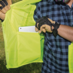 Chaleco de seguridad reflectante de alta visibilidad, mediano/grande. Con múltiples bolsillos de diferente capacidad - Image 5