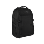 Mochila VX Sport EVO con Ruedas, Mango Telescópico y Correas al Hombro. Fabricada en Poliéster Negro repelente al Agua. Backpack on Wheels.
