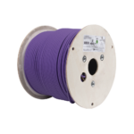 Bobina de Cable U/UTP de 4 Pares, Z-MAX, Cat6A, Soporte de Aplicaciones 10GBase-T, LS0H, Color Violeta, 305 Metros (1000 Pies)