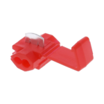 Terminal tipo almeja / 22 - 18 AWG / Rojo / Paquete de 25 piezas.