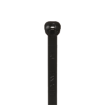 Cincho de Nylon 6.6 Dome-Top®, Con Lengüeta de Bloqueo de Acero Inoxidable, 203 mm largo x 4.7mm ancho, Color Negro, Exterior Resistente a Rayos UV, Paquete de 100pz
