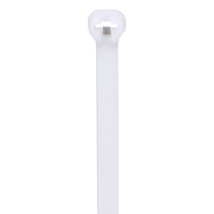 Cincho de Nylon 6.6 Dome-Top® Con Lengüeta de Bloqueo de Acero Inoxidable, 305 mm largo x 4.7mm ancho, Color Natural, Paquete de 100pz