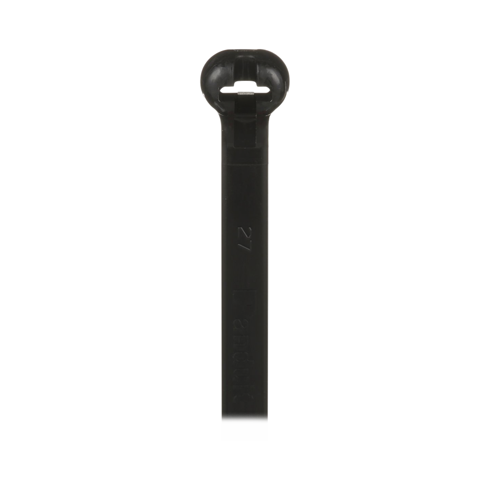 Cincho Dome-Top Nylon 6.6, 378mm largo x 7mm ancho, Color Negro. Paquete de 250 piezas