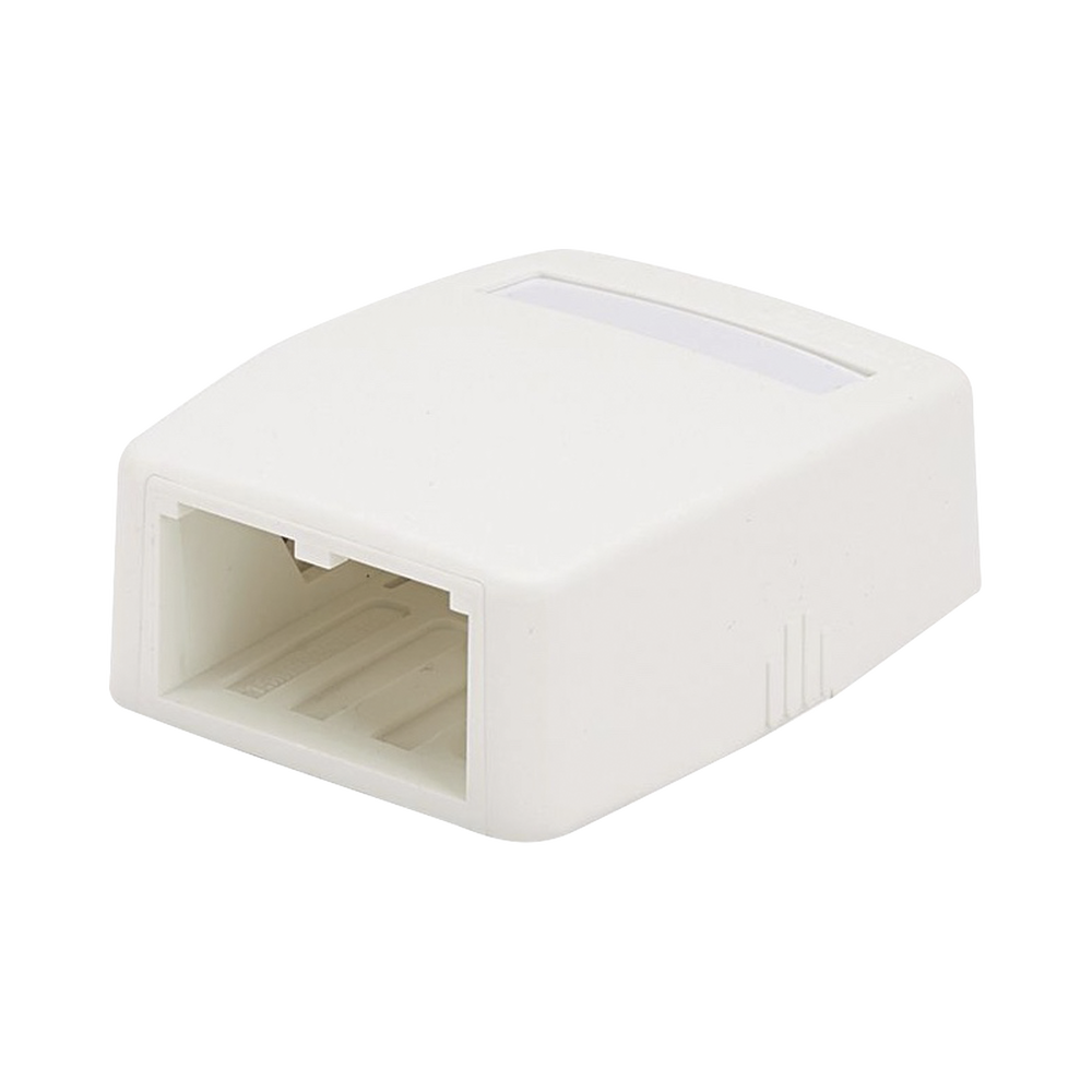 Caja de Montaje en Superficie, Para 2 M?dulos Mini-Com, Color Blanco