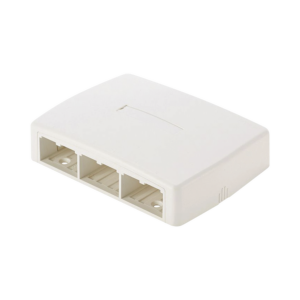 Caja de Montaje en Superficie, Para 6 M?dulos Mini-Com, Color Blanco