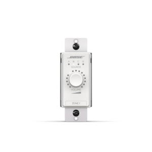 Control de volumen Digital | Selector de Fuente de Audio (A/B/C/D) | ControlCenter | Blanco