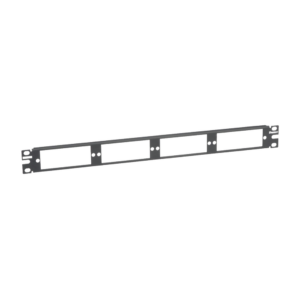 Patch Panel de Fibra ?ptica, Para 4 Placas Acopladoras FAP o FMP, Color Negro, 1UR