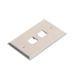 Placa de Pared Vertical, de Acero Inoxidable, Salida Para 2 Puertos Mini-Com - Image 2