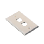 Placa de Pared Vertical, de Acero Inoxidable, Salida Para 2 Puertos Mini-Com - Image 4