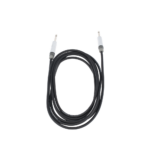 Cable de Audio | Plug 1/4 in a Plug 1/4 in Mono | Carcasa Cromada | Conectores Seetronic | Ideal para Instrumentos | Longitud 3m - Image 2