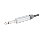 Cable de Audio | Plug 1/4 in a Plug 1/4 in Mono | Carcasa Cromada | Conectores Seetronic | Ideal para Instrumentos | Longitud 3m - Image 5