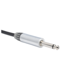 Cable de Audio | Plug 1/4 in a Plug 1/4 in Mono | Carcasa Cromada | Conectores Seetronic | Ideal para Instrumentos | Longitud 3m - Image 6