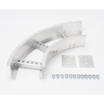 Curva Horizontal de Aluminio de 90° Perfil Z / Peralte 3 1/4" / Ancho 6" / Radio 8" / Incluye Tornillería (CHC90EZ314R8X6AK) - Image 2