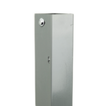 Ducto Cuadrado Embisagrado 10 x 10 cm, fabricado en lámina de acero al carbón, hasta 159 cables cat6, incluye cople con tornillería y 1 knock out por lado - Image 2