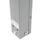 Ducto Cuadrado Embisagrado 10 x 10 cm, fabricado en lámina de acero al carbón, hasta 159 cables cat6, incluye cople con tornillería y 1 knock out por lado - Image 3