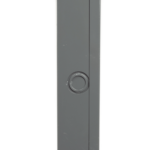 Ducto cuadrado embisagrado 6.5 x 6.5 cm, fabricado en lámina de acero al carbón, hasta 67 cables Cat6,  incluye cople con tornillería y 1 knock out por lado - Image 4