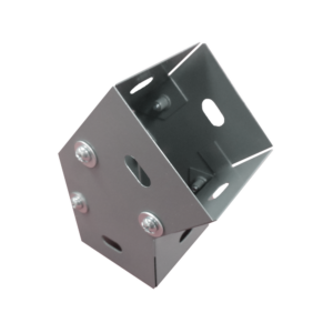Derivación codo horizontal de 45 grados 100 X 100 mm, fabricado en lámina de acero al carbón