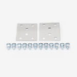 Escalera de Aluminio Portacables / Perfil Z / Peralte 3 1/4" /Paso 9" / Ancho 12" / 3.66 metros / Capacidad Máx. 274 Cables / Incluye Cople Union y Tornillería (CHEZ314P9X12AK) - Image 2