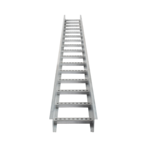 Escalera de Aluminio Portacables / Perfil Z / Peralte 3 1/4" /Paso 9" / Ancho 9" / 3.66 metros / Capacidad Máx. 205 Cables / Incluye Cople Union y Tornillería